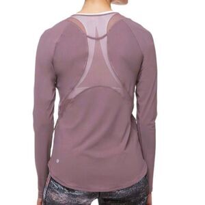 Lululemon Sculpt Long Sleeve Shirt Antique Bark Size 6